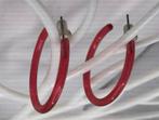 MOOIE RODE HALVE MAAN OORBELLEN, Sieraden, Tassen en Uiterlijk, Oorbellen, Overige materialen, Nieuw, Ophalen of Verzenden, Knopjes of Stekers