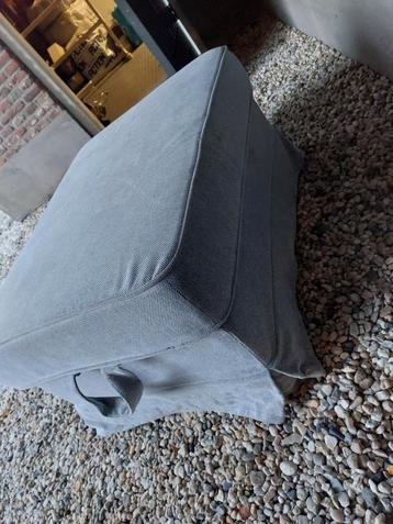 Ikea ektorp poef voetenbank met opbergruimte velvet