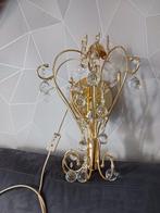 Goud kleurige wandlamp, Ophalen of Verzenden