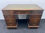 Antiek bureau - 9 lades inclusief sleutel, Antiek en Kunst, Ophalen of Verzenden