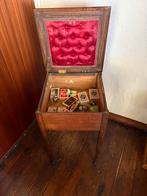 Antiek Naaitafeltje met inhoud, Huis en Inrichting, Ophalen of Verzenden, Gebruikt