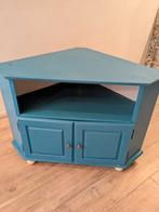 Driehoekig Mexicaans grenen kastje. Blauw, Ophalen, 25 tot 50 cm, 50 tot 100 cm, Minder dan 100 cm