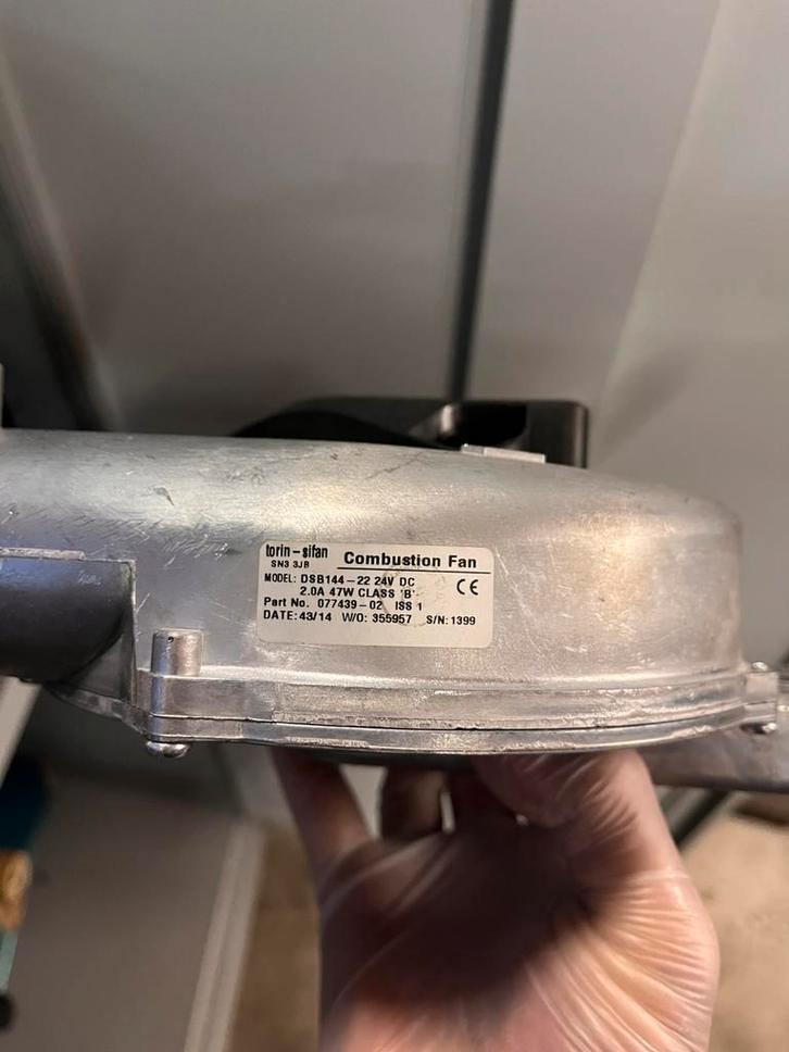 Intergas ventilator Torin Sifan HRE 36/48, Doe-het-zelf en Verbouw, Verwarming en Radiatoren, Gebruikt, Cv-ketel of Combi-ketel