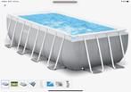 Zwembad Intex Prism Frame (4x2x1 meter) met zoutwatersysteem, Tuin en Terras, Ophalen, 200 tot 300 cm, 80 tot 120 cm, Zo goed als nieuw