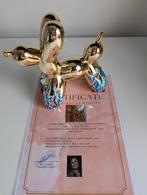 goudkleurige balloon dog gesigneerd, Antiek en Kunst, Kunst | Designobjecten, Ophalen of Verzenden