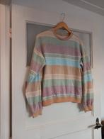 mooi truitje vintage jaren 80 80s pastel fluweel velours M, Verzenden, Zo goed als nieuw