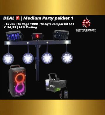 Medium PartyPakket DEAL - 14% Korting | PartyinBrabant beschikbaar voor biedingen