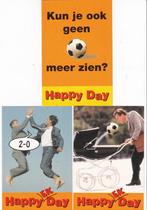5x Happy Days -voetbal EK- kun jij ook geen bal meer zien?, Verzamelen, Sport en Spel, Ongelopen, Verzenden, 1980 tot heden