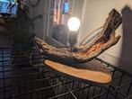 Unieke Houten Lamp, Antiek en Kunst, Ophalen of Verzenden