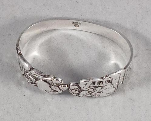 Zilveren servetring Andersen Grimm Denemarken 830, Antiek en Kunst, Antiek | Goud en Zilver, Zilver, Ophalen of Verzenden