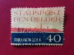 Stadspost Den Helder Silhouet  geel groot 1985  (gest), Postzegels en Munten, Postzegels | Nederland, Ophalen of Verzenden