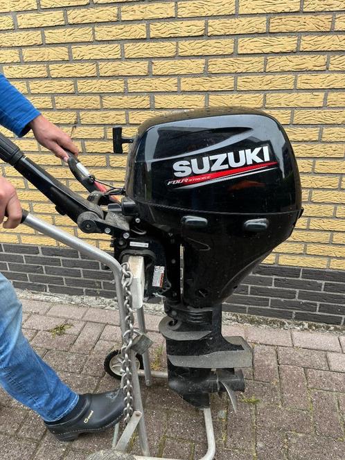 Suzuki motor 8pk, Watersport en Boten, Motorboten en Motorjachten, Gebruikt, Overige materialen, Benzine, Buitenboordmotor, Minder dan 10 pk