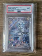 Pokemon: N's Reshiram #167, stamped, PSA 9. Journey Together, Ophalen, Zo goed als nieuw, Losse kaart