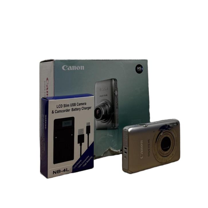 Canon Ixus 115 HS Zilver, Audio, Tv en Foto, Fotocamera's Digitaal, Zo goed als nieuw