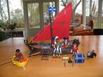 Playmobil piratenboot, vesting en schateiland Netjes., Ophalen of Verzenden, Zo goed als nieuw