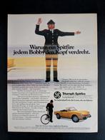 Oude reclame / Advertentie TRIUMPH Spitfire 1978 (Duits), Boeken, Ophalen of Verzenden, Gelezen, Overige merken