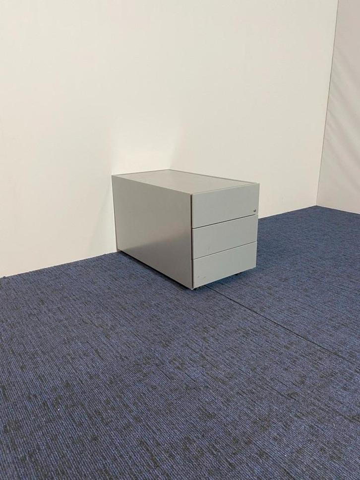 Ladeblok Gispen, aluminium, H 49 x B 42 x D 78 cm., Huis en Inrichting, Kasten | Ladekasten, Gebruikt, Minder dan 100 cm, Minder dan 50 cm