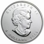 maple  leaf 2009 unc  ( munten komen uit een tube ), Ophalen of Verzenden, Noord-Amerika, Losse munt