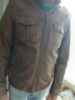 Heren jack/jas/Leer, Bruin, Maat 56/58 (XL), Zo goed als nieuw, C&A