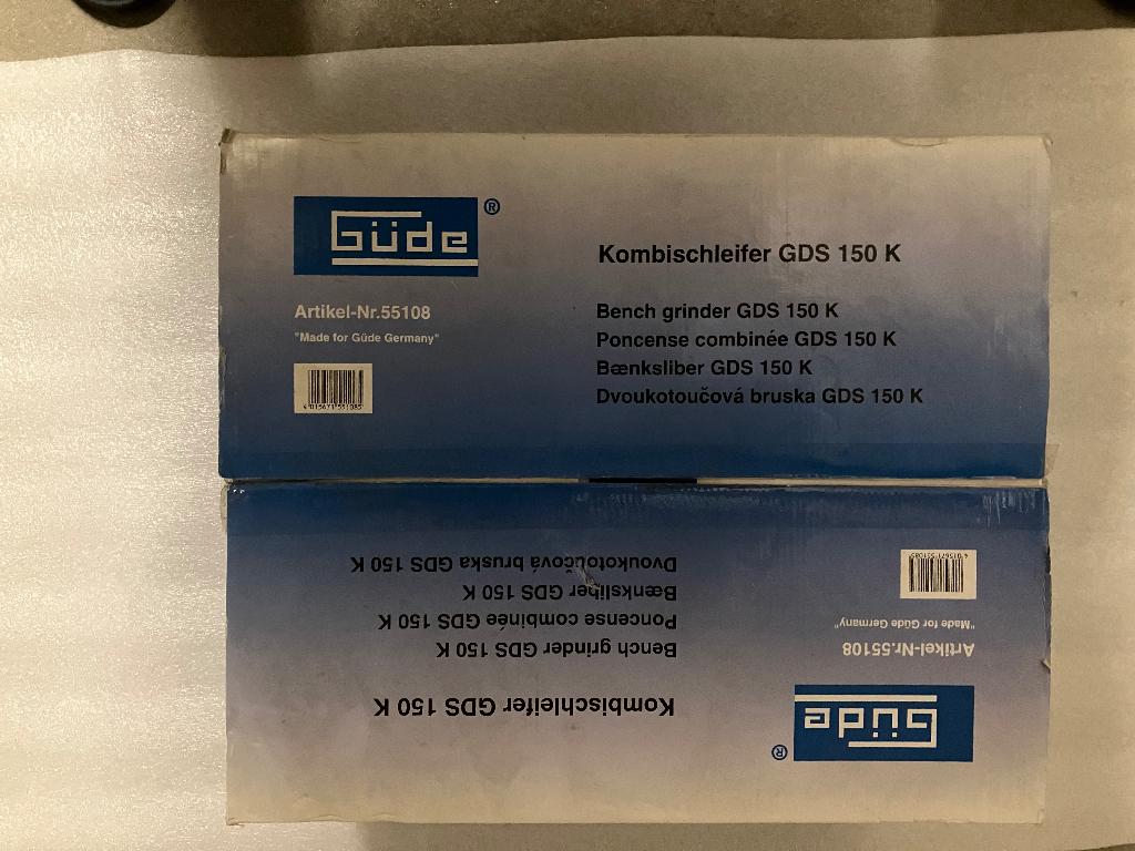 Güde gecombineerde slijper GDS 150K, Ophalen of Verzenden, Nieuw, Minder dan 700 watt, Overige typen