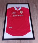 Ingelijst voetbalshirt Jaap Stam Manchester United 1999, Ophalen of Verzenden, Zo goed als nieuw, Buitenlandse clubs, Shirt