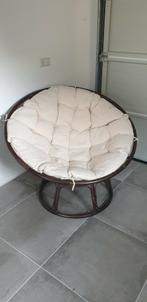 Rotan papasan stoel nieuw, Huis en Inrichting, Stoelen, Ophalen, Bruin, Nieuw, Riet of Rotan