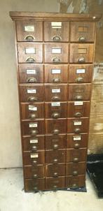antieke archief 30 laden kast,uit Amsterdams archief., Ophalen