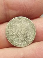 Frankrijk, 50 centimes 1898, zilver (19), Postzegels en Munten, Munten | Europa | Niet-Euromunten, Frankrijk, Zilver, Ophalen of Verzenden
