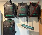 North Orbit kite set 9+12 + Bar & Reach 15, Watersport en Boten, Kitesurfen, Ophalen, Kitesurf-set, 9 m², Geen board