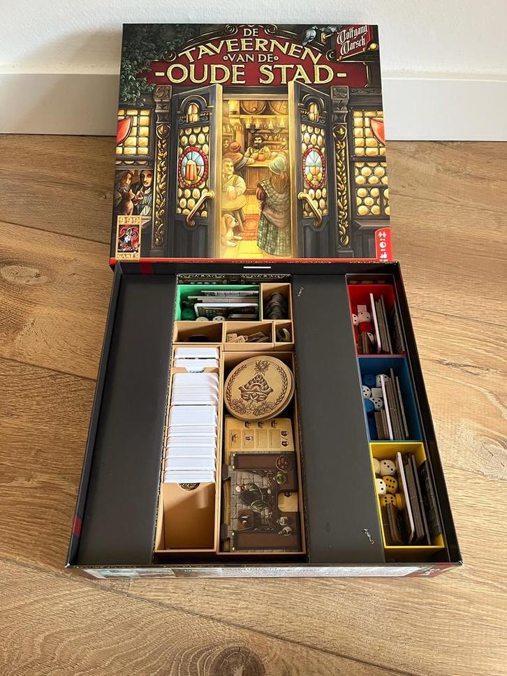 3D printed insert Taveerne van de Oude stad, Hobby en Vrije tijd, Gezelschapsspellen | Bordspellen, Ophalen of Verzenden