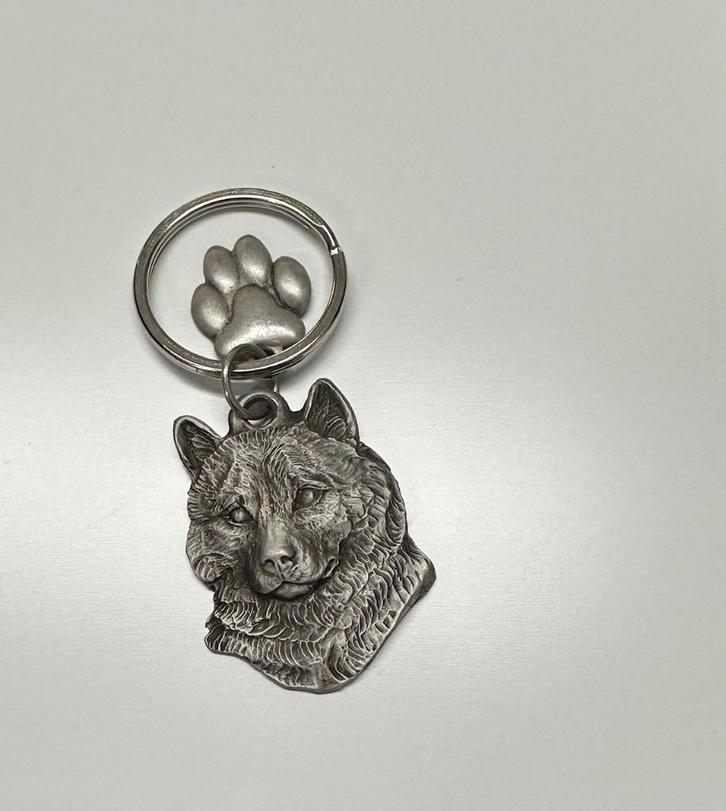 Sleutelhanger Shiba Inu - tin, Verzamelen, Sleutelhangers, Nieuw, Ophalen of Verzenden