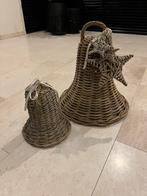 2 rotan kerstklokken, Diversen, Kerst, Ophalen, Zo goed als nieuw
