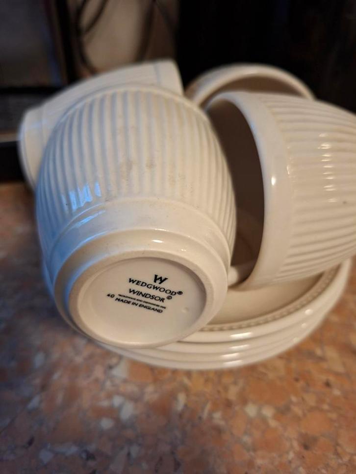 Wedgwood Windsor Servies - Kop en Schotels, Huis en Inrichting, Keuken | Servies, Gebruikt, Kop(pen) en/of Schotel(s), Wedgwood