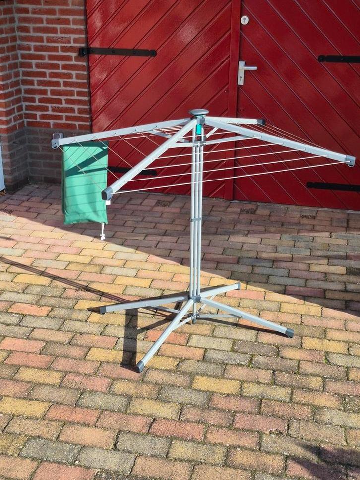Leifheit LinoPop-up 140 Droogrek - Handig & Compact!, Tuin en Terras, Droogmolens en Wasrekken, Zo goed als nieuw, Wasrek, Ophalen