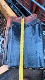 Dakpannen zwart geglazuurd 1124 stuks, Ophalen, Gebruikt, Steen of Klei, -