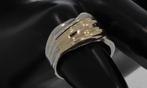 Design 14k gouden abstracte ring dames zilver unisex, Sieraden, Tassen en Uiterlijk, Ringen, 18 tot 19, Voordeelsieraden, Verzenden