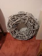 Grote kerstkrans met 4 kleuren lichtjes, Huis en Inrichting, Woonaccessoires | Kransen, Ophalen, Zo goed als nieuw