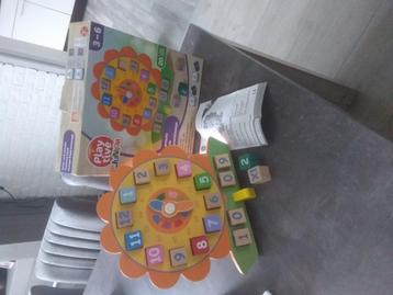 Playtive Junior Houten Blokken Klok - Leerzaam Speelgoed beschikbaar voor biedingen