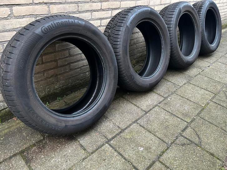4x Continental winterbanden TS850P 255 55 19, Auto-onderdelen, Banden en Velgen, Band(en), Winterbanden, 19 inch, 255 mm, Ophalen of Verzenden