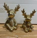 Gouden Kerst Rendieren Set, Ophalen of Verzenden
