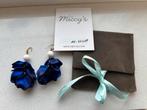 Miccy's oorbellen z.g.a.n., Met kristal, Overige materialen, Hangers, Blauw