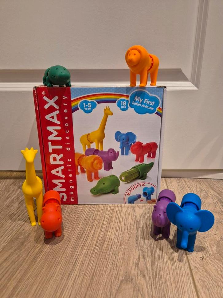 Smartmax Safari Dieren (ZGAN), Kinderen en Baby's, Speelgoed | Overig, Zo goed als nieuw, Jongen of Meisje, Ophalen of Verzenden