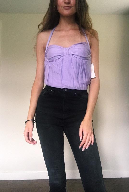 NIEUW lila paarse top / jurk maat S, Kleding | Dames, Tops, Nieuw, Maat 36 (S), Paars, Zonder mouw, Verzenden