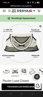 Deryan Peuter Luxe Cream Reisbedje, Kinderen en Baby's, Ophalen of Verzenden