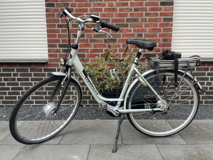Gazelle orange C7+ pure gouden accu, Fietsen en Brommers, Fietsen | Dames | Damesfietsen, Gebruikt, Gazelle, Versnellingen, 47 tot 50 cm