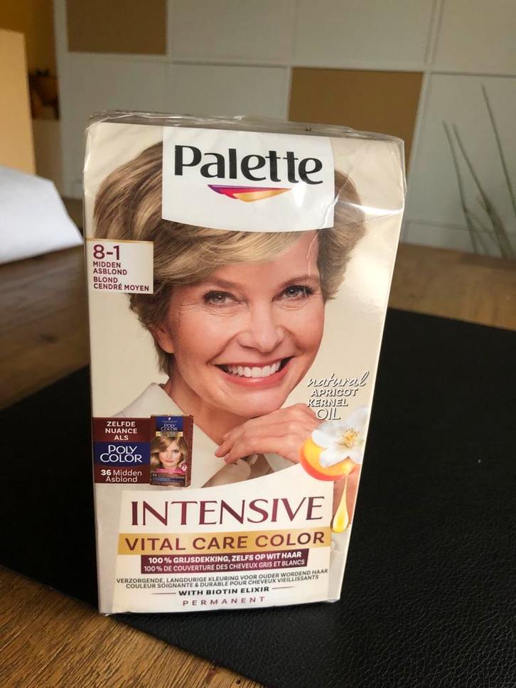 Palette Haarverf 8-1 Middenblond - 3 stuks, Sieraden, Tassen en Uiterlijk, Uiterlijk | Haarverzorging, Nieuw, Haarverzorger of -hersteller