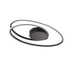 Wofi - Plafondlamp Nia zwart 61 cm, Ophalen, Nieuw, Overige materialen, Modern klasiek