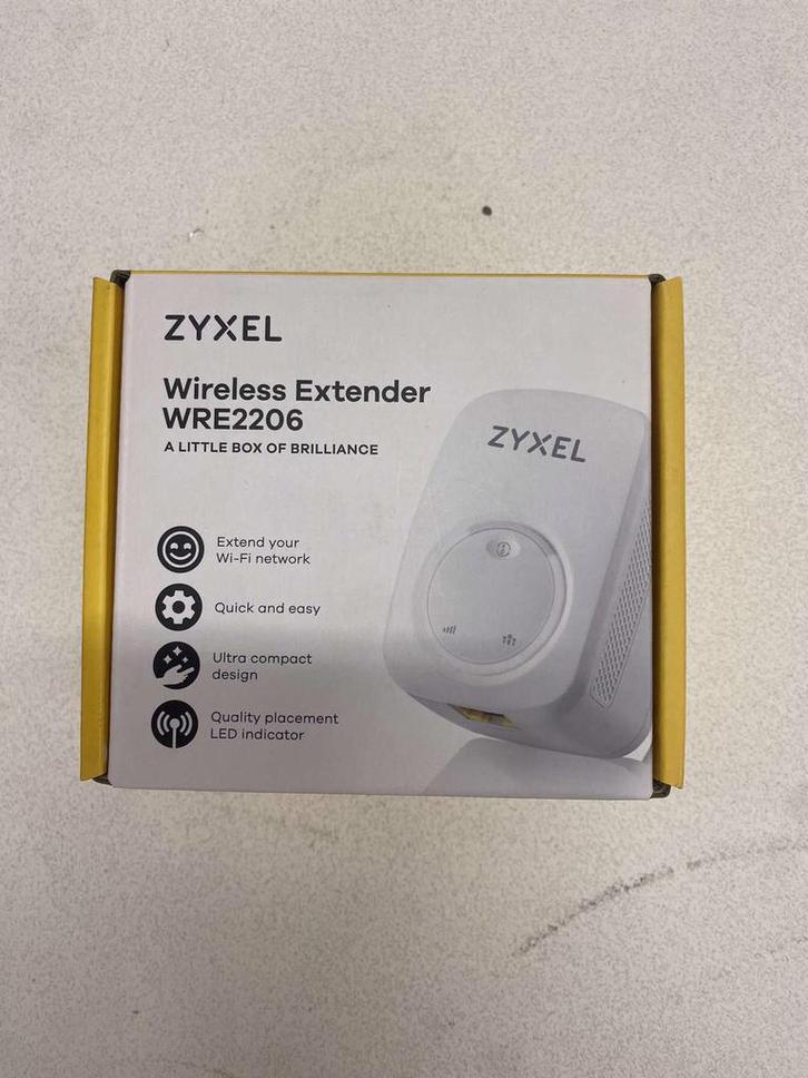 Zyxel WRE2206 WiFi Versterker / Repeater, Computers en Software, WiFi-versterkers, Zo goed als nieuw, Ophalen of Verzenden