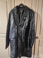 lange zwart lederen jas Oakwood XL, Ophalen of Verzenden, Zo goed als nieuw, Maat 46/48 (XL) of groter, Zwart