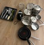 Keuken spullen/pannenset, Huis en Inrichting, Keuken | Potten en Pannen, Inductieplaat, Pannenset, Ophalen of Verzenden, Zo goed als nieuw
